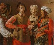 Georges de La Tour The Fortune Teller Sweden oil painting reproduction